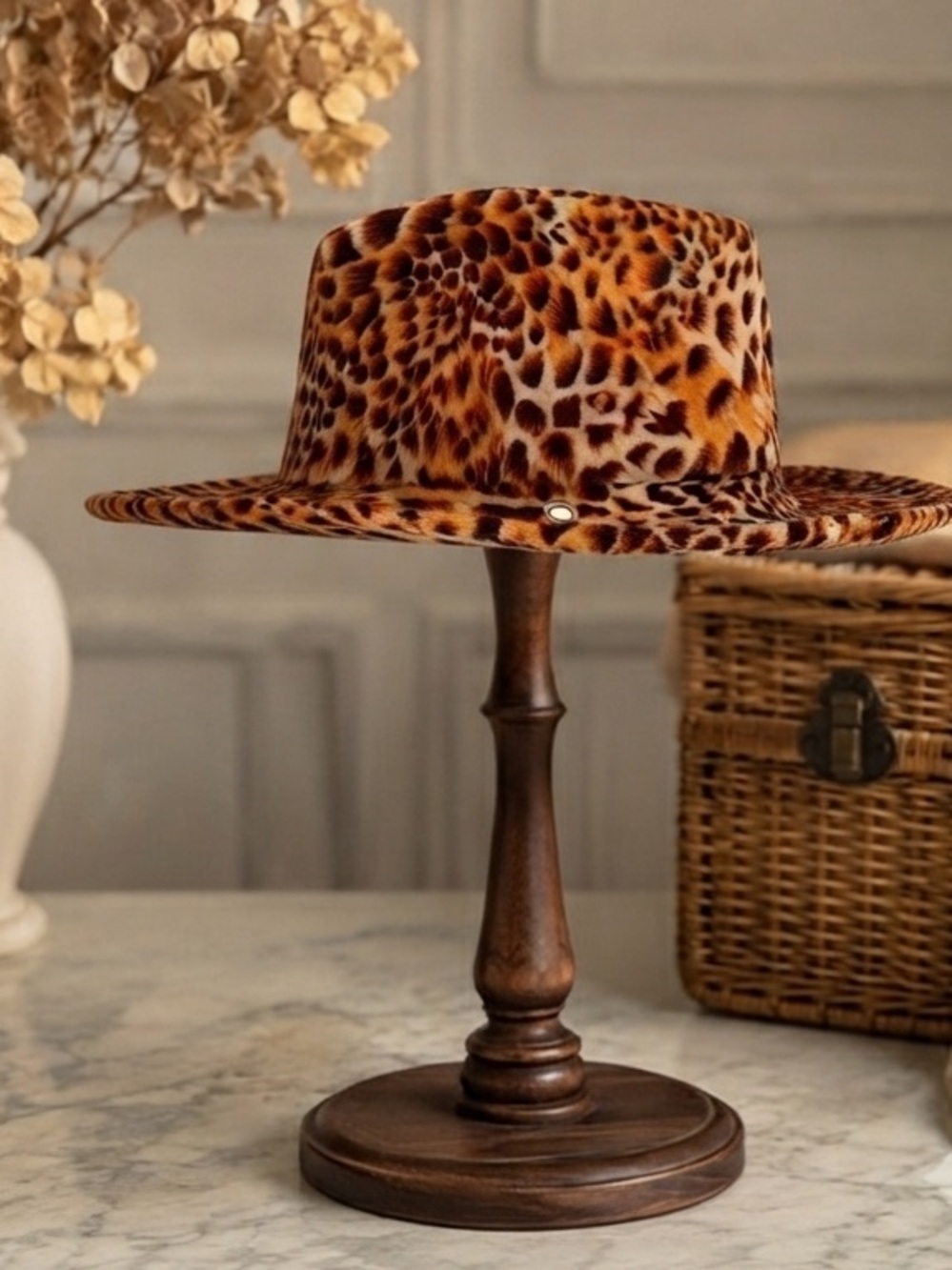 Leaopard Print Cowboy Hat
